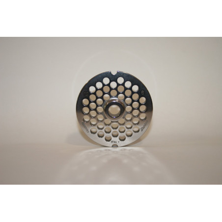 Piastra tritacarne Patrizio acciaio inox modello 12 foro 6