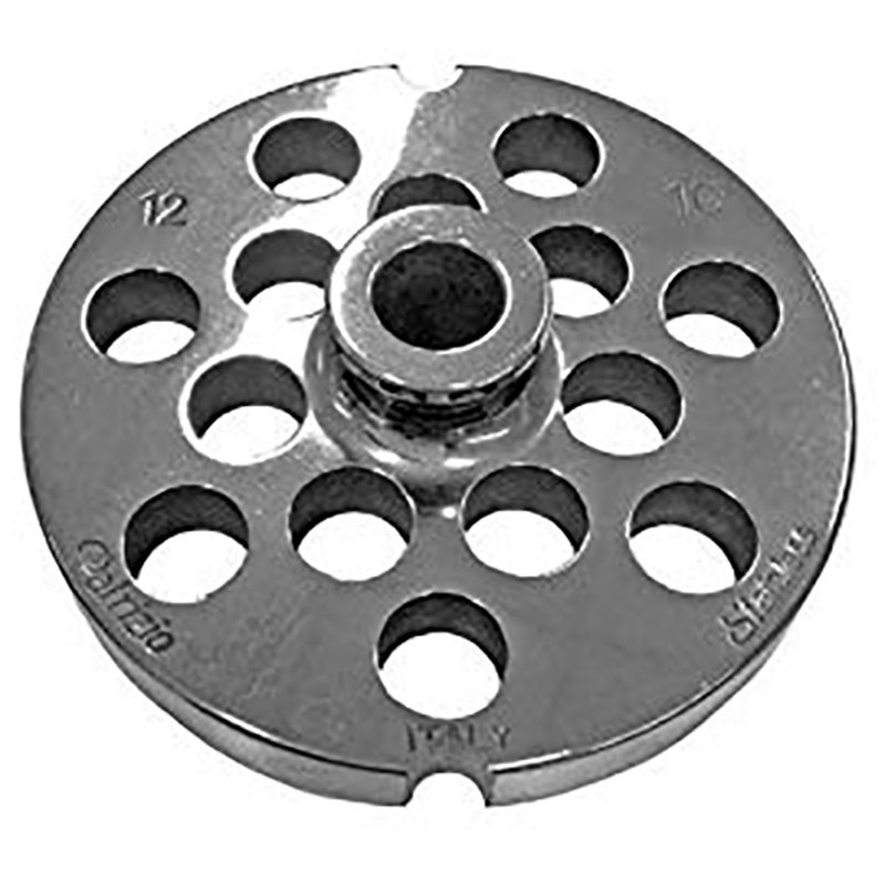 Piastra tritacarne Patrizio acciaio inox modello 12 foro 10