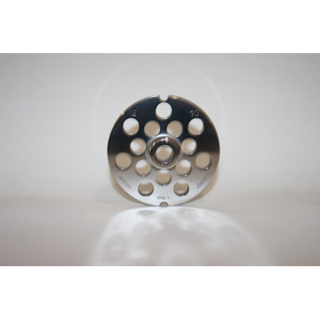 Piastra tritacarne Patrizio acciaio inox modello 12 foro 10