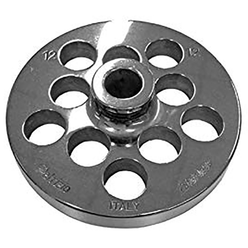 Piastra tritacarne Patrizio acciaio inox modello 12 foro 12