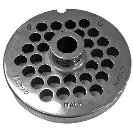 piastra tritacarne in acciaio inox compatibile con tutti i tritacarne modello 8