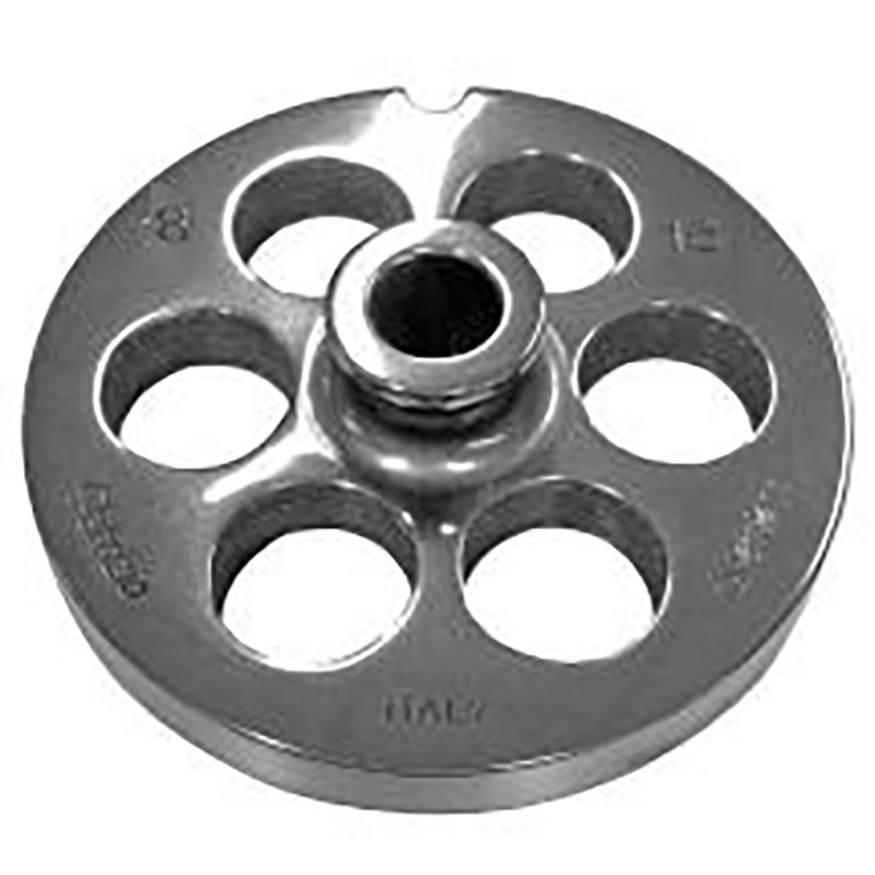 Piastra tritacarne Patrizio acciaio inox modello 8 foro 16 Piastra tritacarne Patrizio acciaio inox modello 8 foro 16