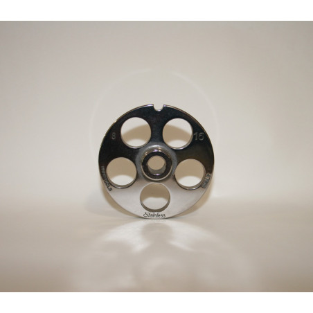 Piastra tritacarne Patrizio acciaio inox modello 8 foro 16