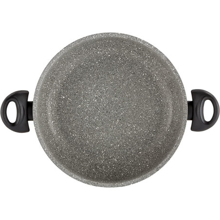 Tegame 2 manici antiaderente Barazzoni Monolitica 24 cm