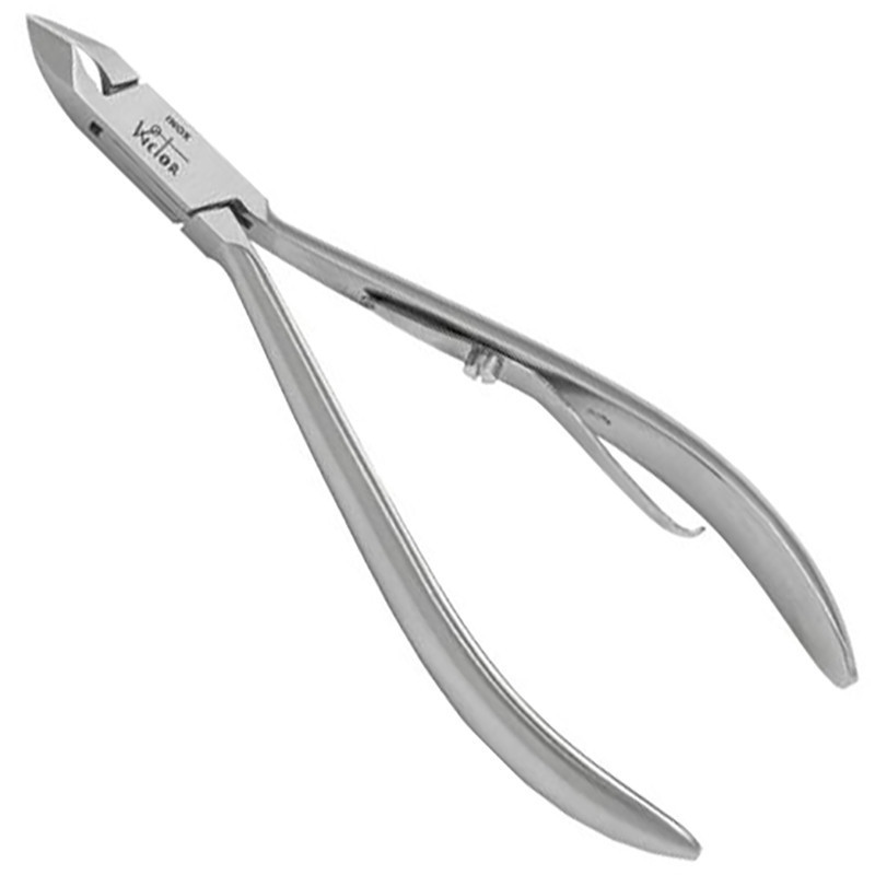 Tronchese cuticole inox Wictor manico lungo taglio 8 mm Tronchese cuticole inox Wictor manico lungo taglio 8 mm