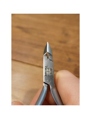 Tronchese cuticole inox Wictor manico corto taglio 8 mm