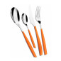 Set posate 24 pezzi Bugatti Glamour arancione Set posate 24 pezzi Bugatti Glamour arancione