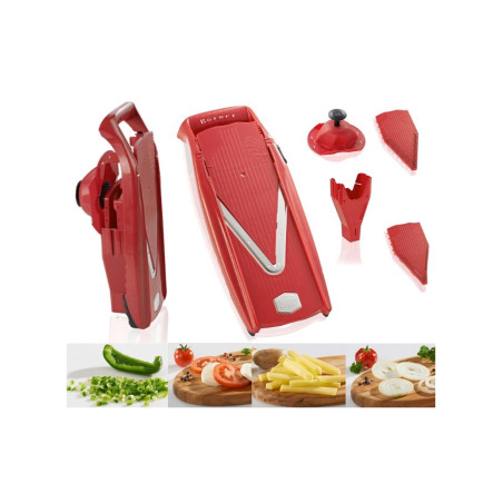 Mandolina affetta verdure Borner V5 rosso PowerLine
