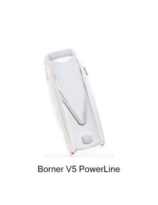 Affettaverdure Borner V5 bianco PowerLine 3 tipi di lama