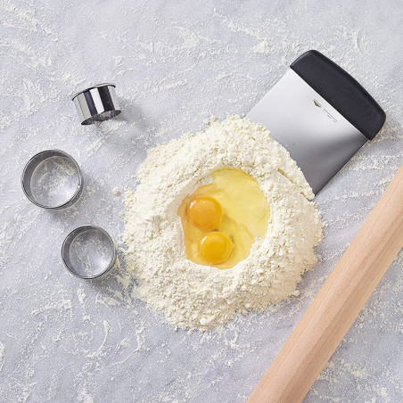 Raschia pasta Paderno acciaio inox 15 x 7,5 cm