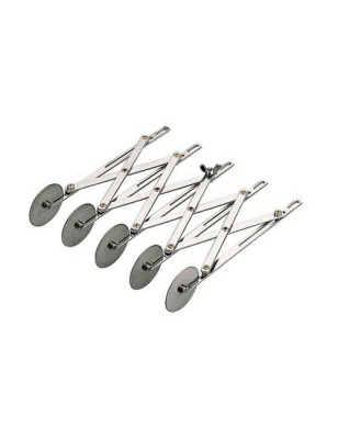 Rullo tagliapasta estensibile liscio Paderno in acciaio inox