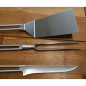 Set 3 attrezzi per barbecue in acciaio inox Set 3 attrezzi per barbecue in acciaio inox