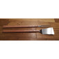 Paletta e forchettone per barbecue acciaio inox e legno Paletta e forchettone per barbecue acciaio inox e legno