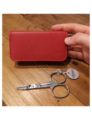 Set manicure con astuccio in vera pelle