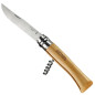 Coltello chiudibile Opinel N°10 inox con cavatappi