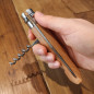 Coltello chiudibile Opinel N°10 inox con cavatappi