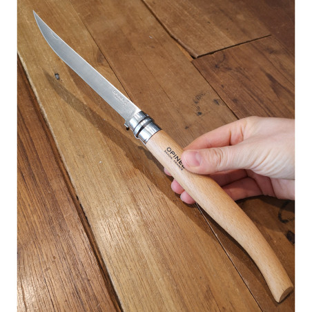 Coltello chiudibile per sfilettare Opinel N°15 legno faggio