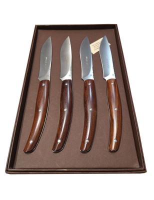 Set 4 coltelli Costata Viper. Manici in legno di cocobolo