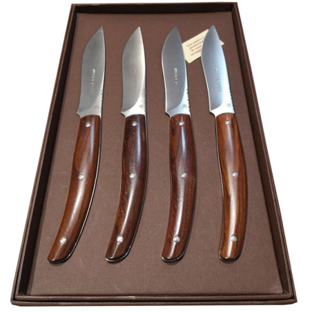 Set 4 coltelli Costata Viper. Manici in legno di cocobolo