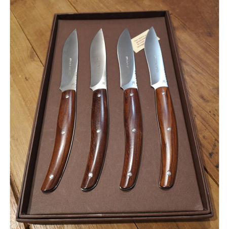 Set 4 coltelli da costata Viper manico legno