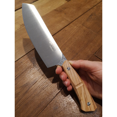 Coltello Santoku Sakura Viper UL legno Olivo 15 cm