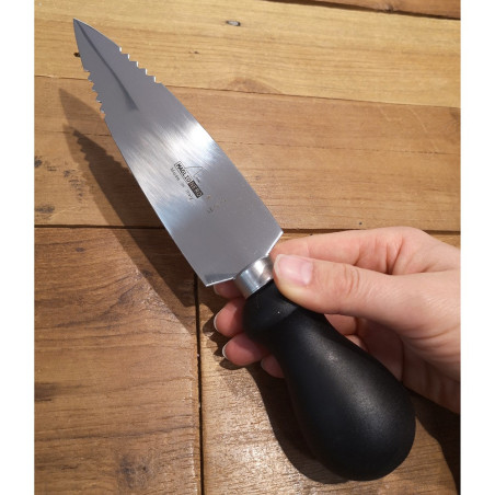 Coltello formaggio doppia sega Maglio Nero cm 14