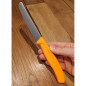 Coltello da tavola seghettato Victorinox arancione punta tonda Coltello da tavola seghettato Victorinox arancione punta tonda