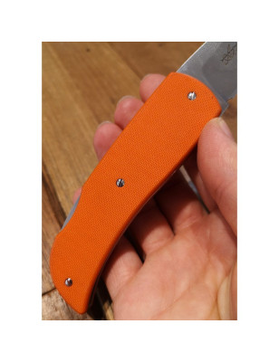 Coltello da tasca con manico in G10 arancione