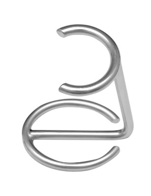 Porta pennello da barba inox 485