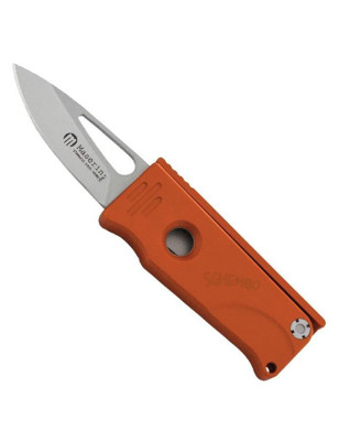 Coltello tascabile Sghembo Maserin 565/A manico alluminio arancione