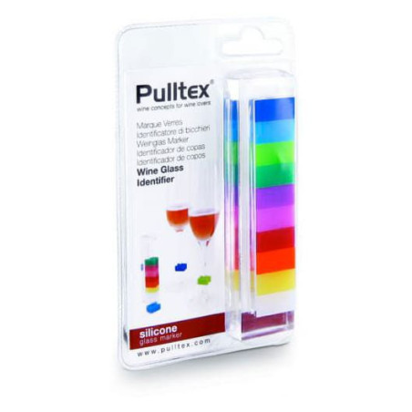 Segnabicchieri colorati Pulltex 10 pezzi