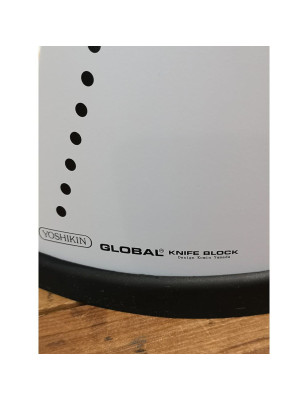 Ceppo portacoltelli Global GKB-52/CW bianco