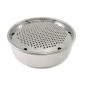 Grattugia tonda Calder Bari in acciaio inox con raccoglitore