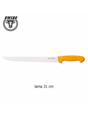 Coltello professionale per affettare arrosto. Prodotto in Svizzera