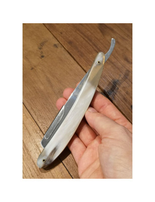Shavette Universal lama intera manico corno