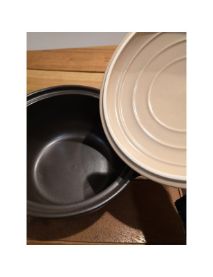 Casseruola Wald antracite con coperchio cm 20. Coltelleria Piva Conselve