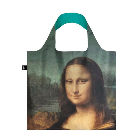 Borsa per spesa Loqi Bag con disegno Mona Lisa