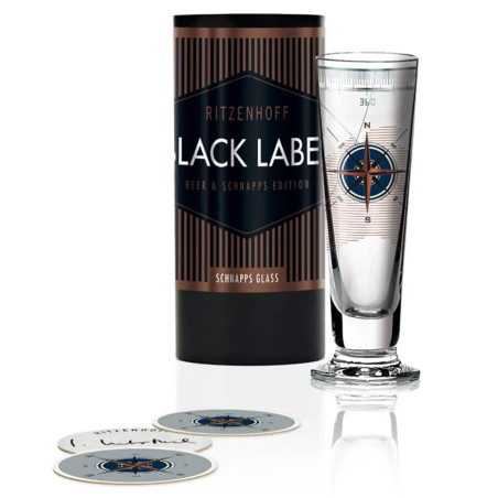 Bicchiere grappa Ritzenhoff Black Label von Iris Inthertal 5 cl