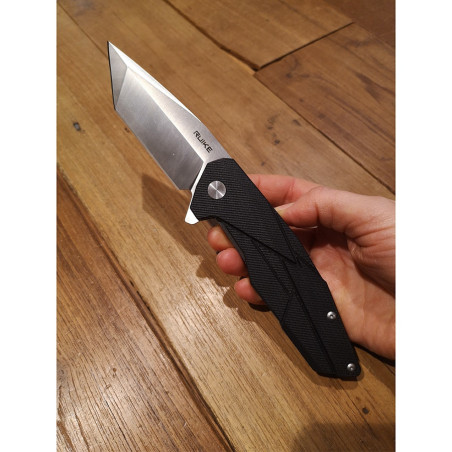 Coltello chiudibile sportivo EDC | Ruike P138-B G10 nero