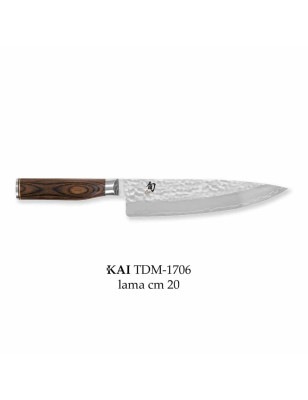 Coltello cucina trinciante damasco Kai TDM-1706 cm 20