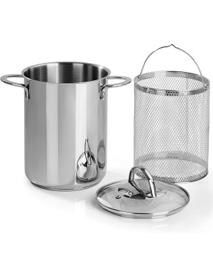 Cuoci asparagi inox Barazzoni. Per induzione