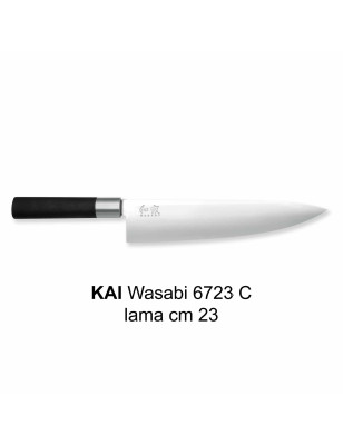 Coltello cucina trinciante Kai Wasabi black 23 cm