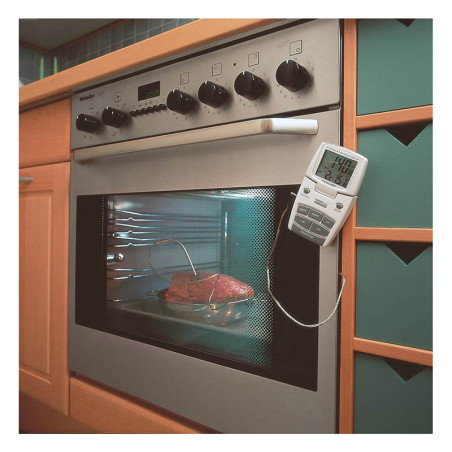 Termometro-timer cucina TFA 14.1500 con sonda in acciaio