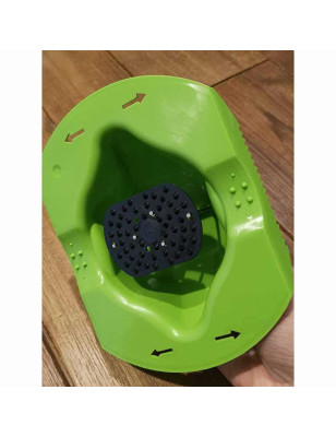 Affettaverdure Borner V5 PowerLine verde con salvadita salvamano