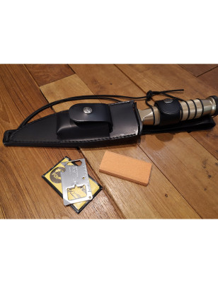 Coltello lama fissa Rambo Fox 699 prodotto a maniago in italia