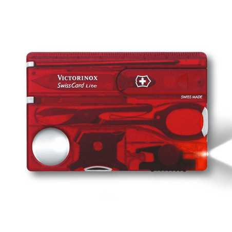 Swisscard Lite Victorinox 0.7322.T2 rossa con 13 funzioni