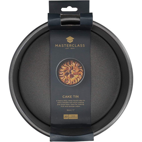Tortiera alta tonda Masterclass antiaderente 18 cm
