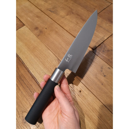 Coltello cucina trinciante Kai Wasabi black 15 cm