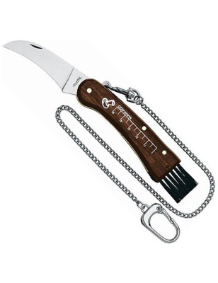 Coltello per funghi chiudibile Fox 403 con manico in legno di Palissandro