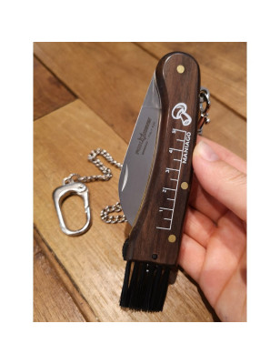 Coltello per funghi di qualità Fox 403 con lama in acciaio inossidabile 420C